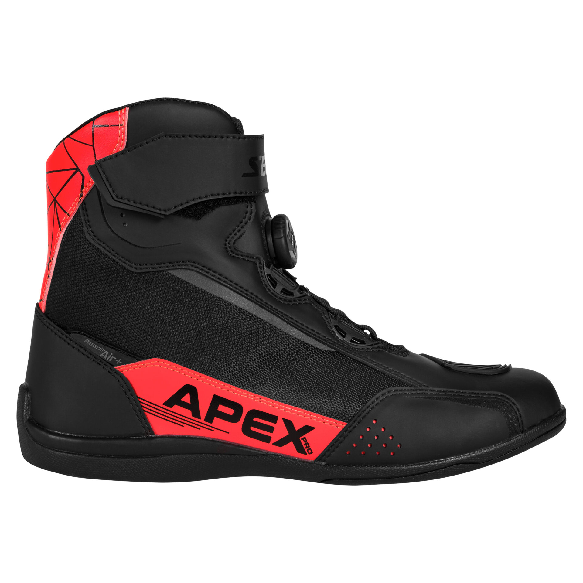 Мотоботы Seca Apex Pro черный красный