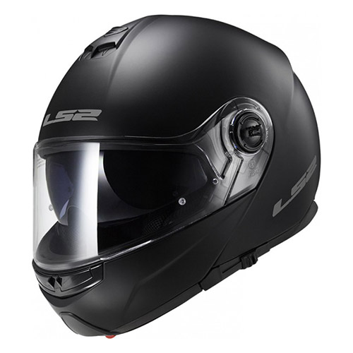 Мотошлем LS2 FF325 Strobe Snow матовый черный