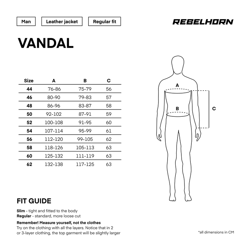 Мотокуртка кожаная Rebelhorn Vandal черный