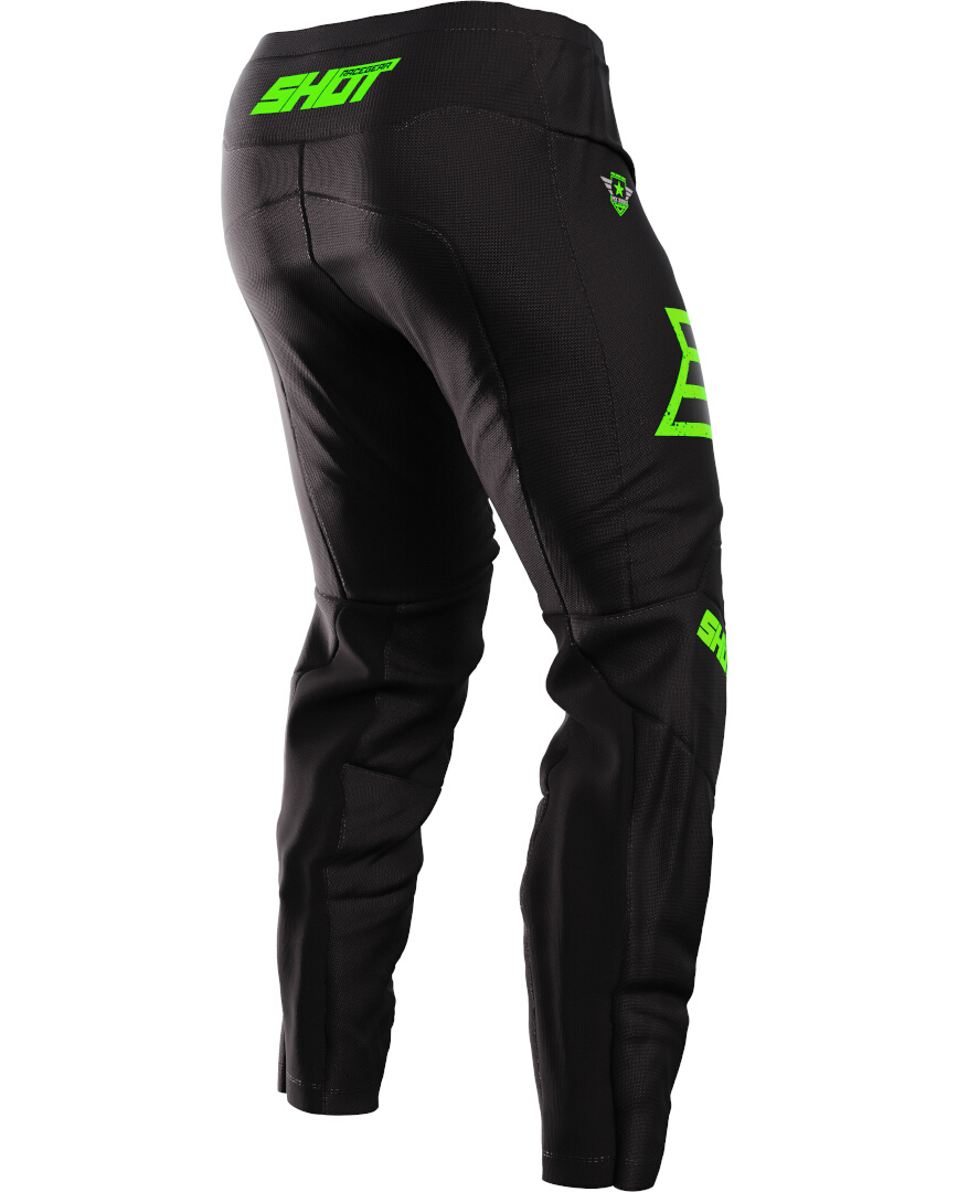 Мотоштаны кроссовые Shot DEVO Army зеленый