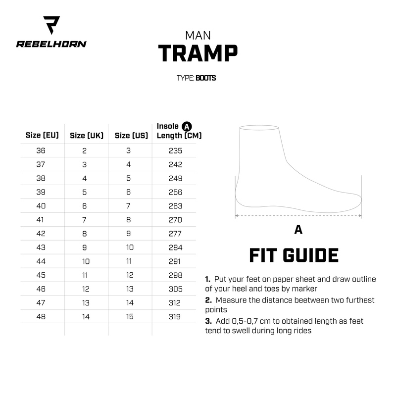 Мотоботы женские Rebelhorn Tramp WATERPROOF черный