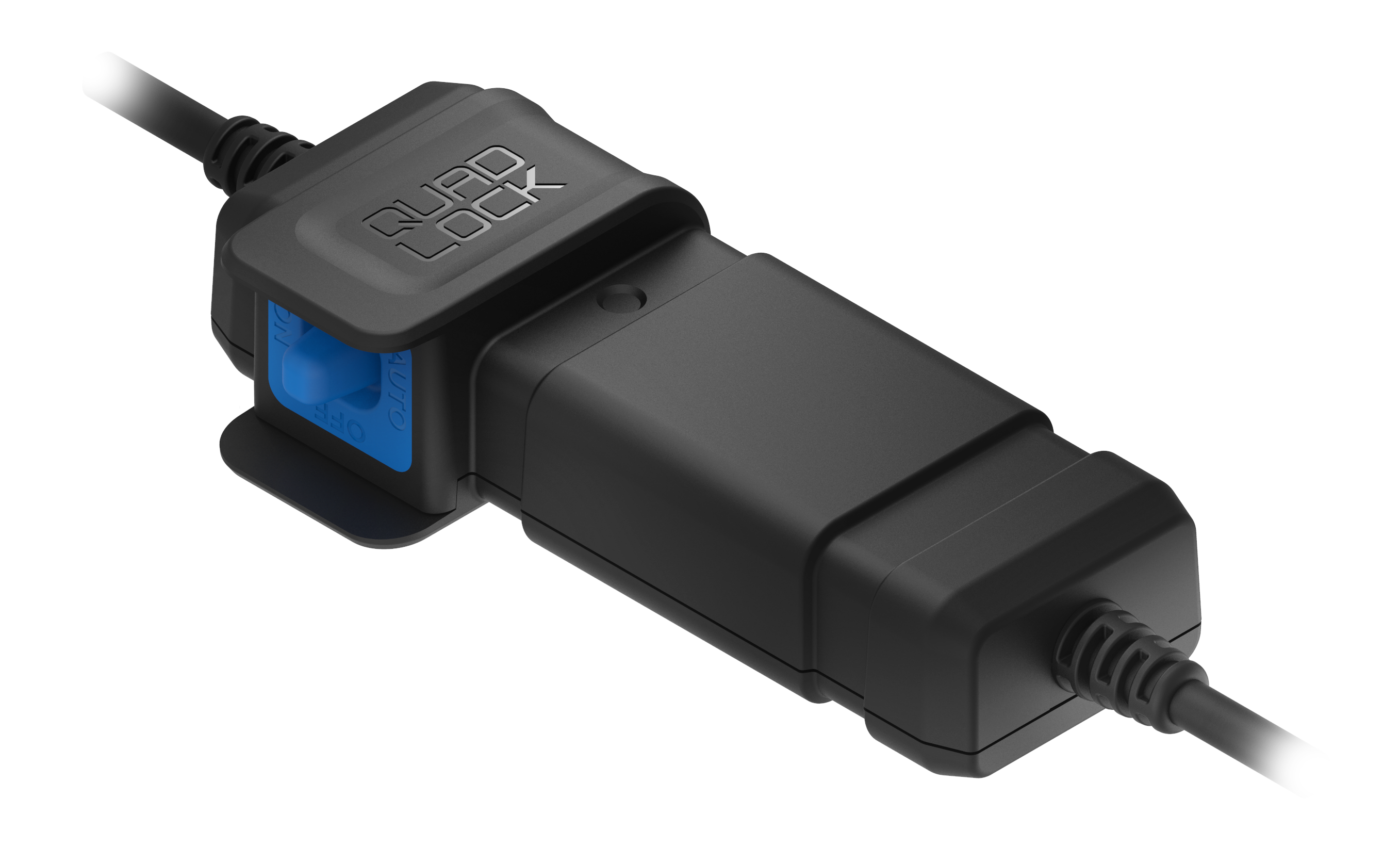 Влагозащищенный смарт-адаптер с 12 Вольт на USB, Quad Lock® Waterproof 12V to USB Smart Adaptor