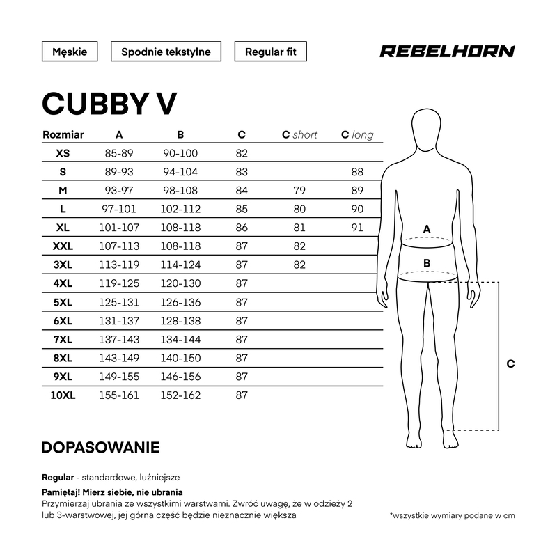 Мотоштаны текстильные Rebelhorn CubbyV черный