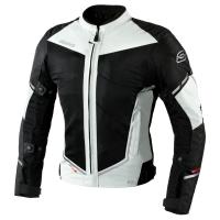 Мотокуртка текстильная Ozone JET II светлый черный