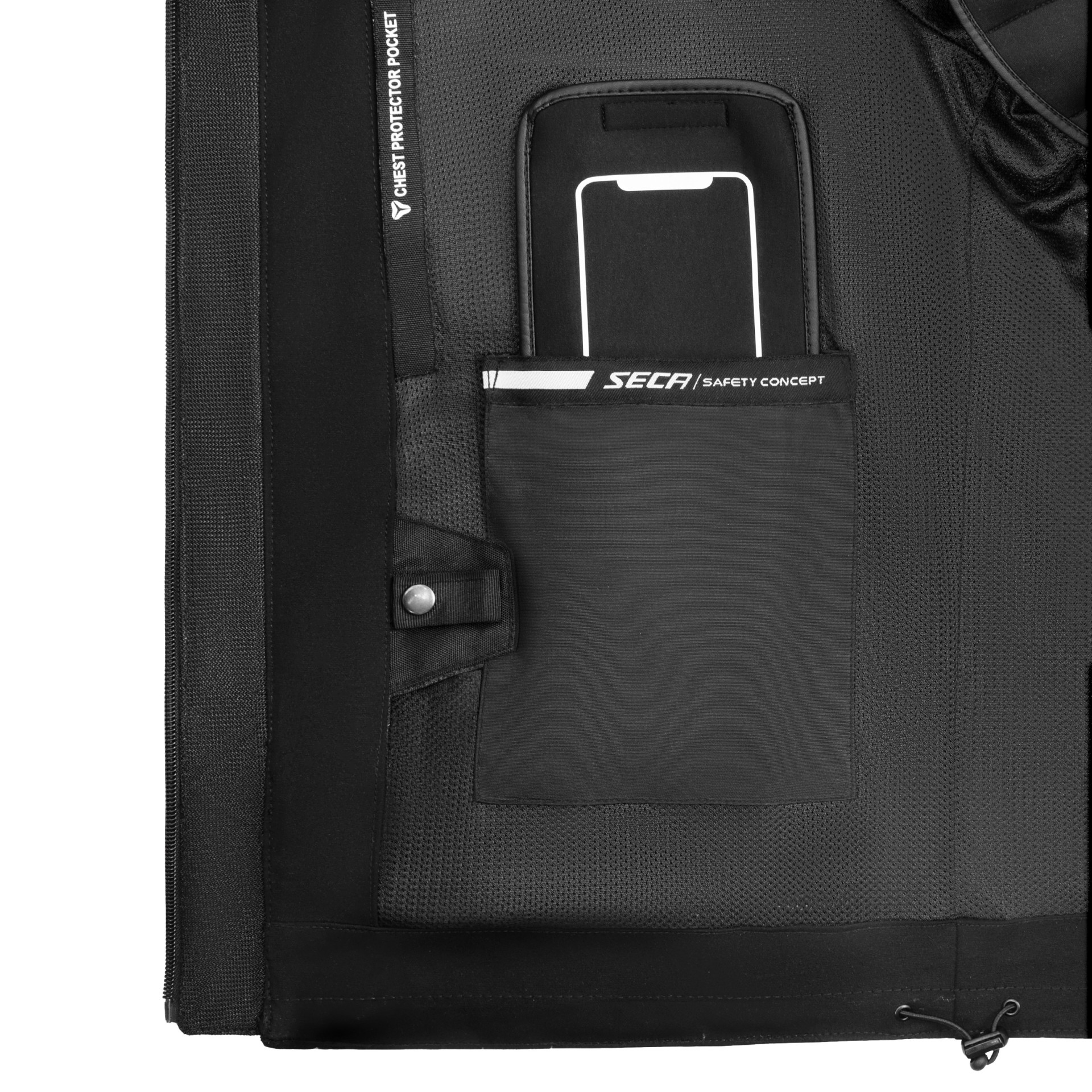 Мотокуртка женская текстильная Seca District черный