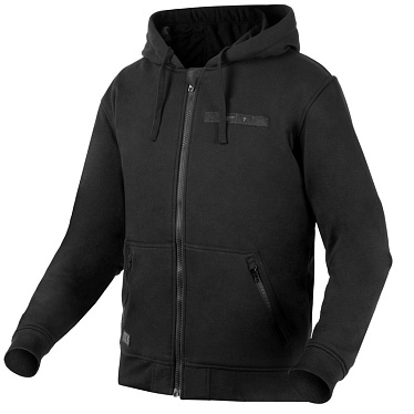 Мотохуди на молнии текстильная Rebelhorn Hoodie черный