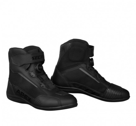 Мотоботы Seca Apex Pro черный - магазин Motostyles