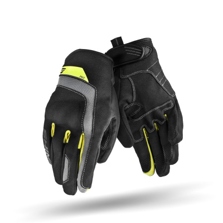 Мотоперчатки текстильные SHIMA ONE черный флуо - магазин Motostyles