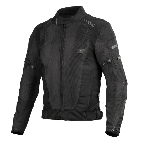 Мотокуртка текстильная Seca Airflow II черный - магазин Motostyles