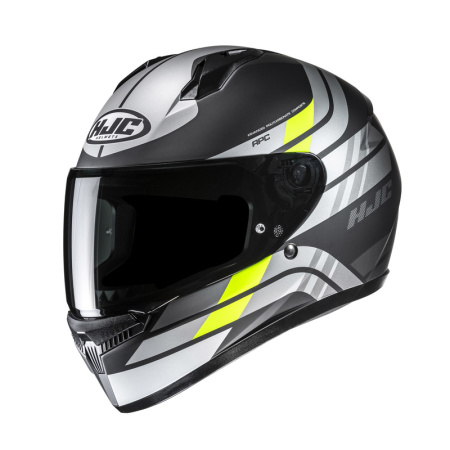 Мотошлем HJC C10 HIPER MC3HSF желто синий - магазин Motostyles