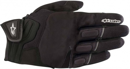 Мотоперчатки кожаные Alpinestars Atom черный - магазин Motostyles