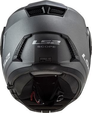 Мотошлем LS2 FF902 Scope Solid матовый титановый - магазин Motostyles