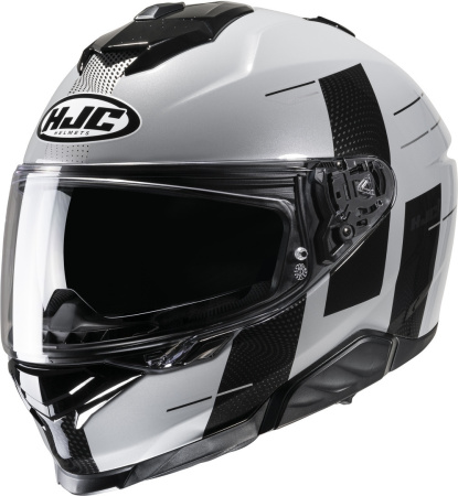 Мотошлем HJC I71 PEKA MC5 черный серый - магазин Motostyles