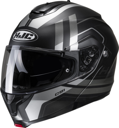 Мотошлем HJC C91 OCTO MC5SF черный серый - магазин Motostyles