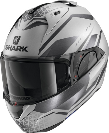 Мотошлем Shark EVO ES YARI черный/матовый/серый - магазин Motostyles