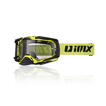 Мотоочки IMX DUST Graphic флуо желтый/черный/матовый - магазин Motostyles