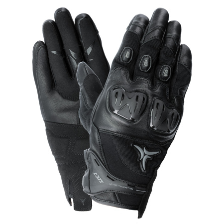 Мотоперчатки кожаные Seca Control II черный - магазин Motostyles