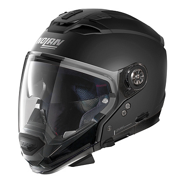 Мотошлем Nolan N70-2 GT Classic N-Com10 черный матовый - магазин Motostyles