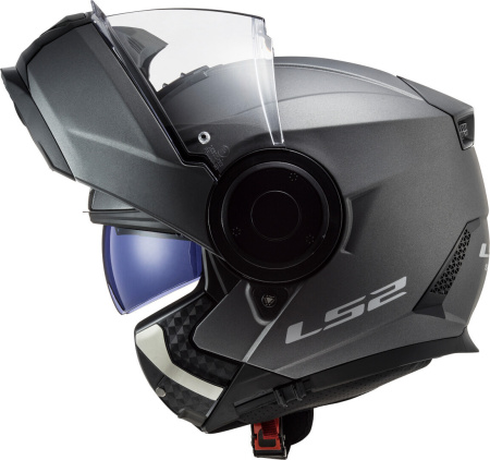Мотошлем LS2 FF902 Scope Solid матовый титановый - магазин Motostyles