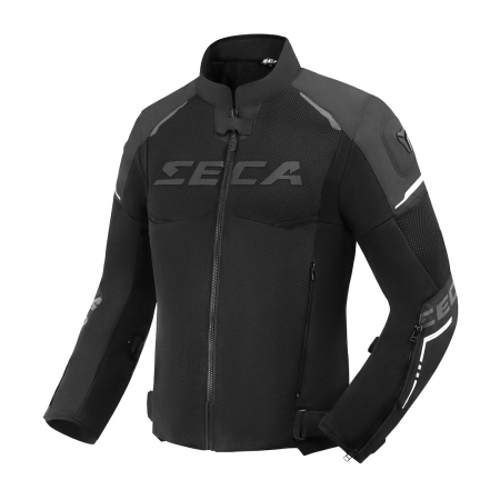 Мотокуртка текстильная Seca Airflow III черный - магазин Motostyles