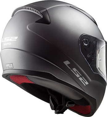 Мотошлем LS2 FF353 Rapid Single серый матовый