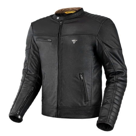 Мотокуртка кожаная SHIMA WINCHESTER 2.0 черный - магазин Motostyles