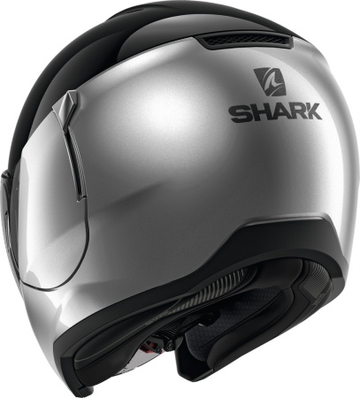 Мотошлем Shark Citycruiser Dual Blank черный серебристый - магазин Motostyles