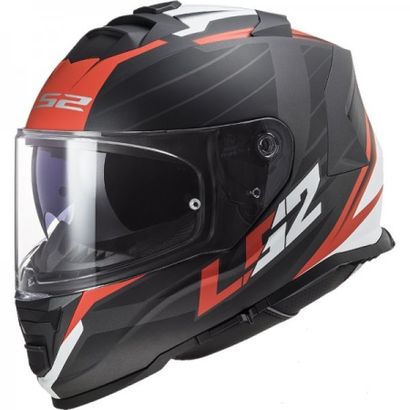 Мотошлем LS2 FF800 Storm Nerve матовый/черный/красный - магазин Motostyles