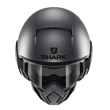 Мотошлем Shark Street Drak Neon серый матовый - магазин Motostyles