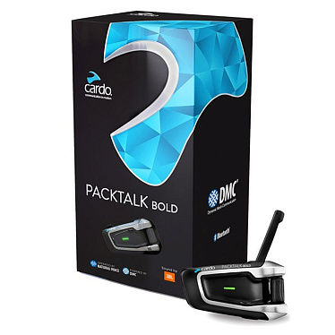 CARDO Мотогарнитура PACKTALK BOLD JBL SINGLE - магазин Motostyles