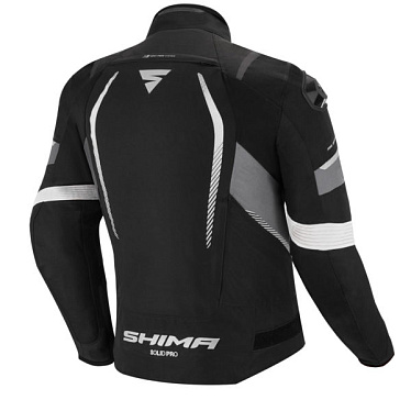 Мотокуртка текстильная SHIMA SOLID PRO черный - магазин Motostyles