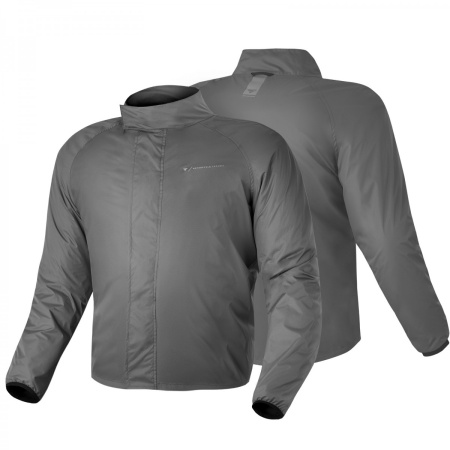 Мотодождевик мембранный SHIMA Rainshell серый - магазин Motostyles