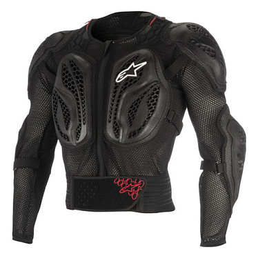 Моточерепаха Alpinestars MX Bionic Action черный красный - магазин Motostyles