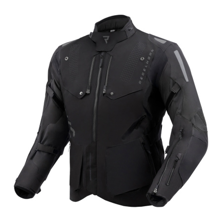 Мотокуртка текстильная Rebelhorn HikerIV черный - магазин Motostyles