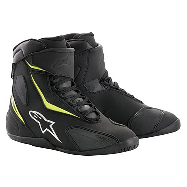Мотоботы Alpinestars Fastback V2 черный флуо - магазин Motostyles