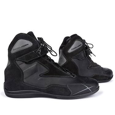 Мотоботы Rebelhorn Spark черный - магазин Motostyles