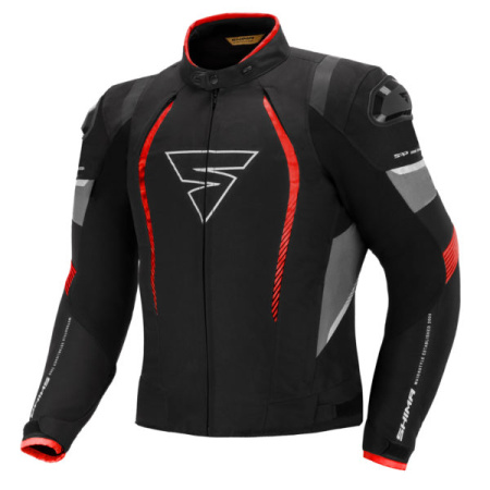Мотокуртка текстильная SHIMA SOLID PRO красный - магазин Motostyles
