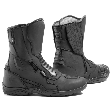 Мотоботы женские Rebelhorn Scout черный матовый - магазин Motostyles