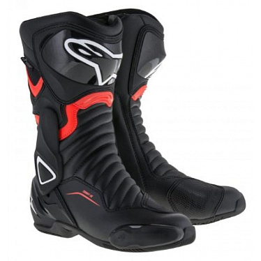 Мотоботы Alpinestars SMX-6 V2 черный красный