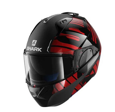Мотошлем Shark EvoOne V2 черный/красный/серый - магазин Motostyles