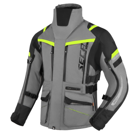 Мотокуртка текстильная Seca Arrakis III титановый - магазин Motostyles