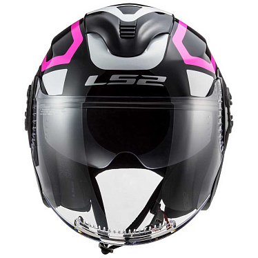 Мотошлем LS2 OF570 Verso Marker матовый/черный/фиолетовый - магазин Motostyles