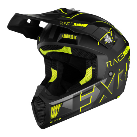 Мотошлем FXR CLUTCH EVO HiVis - магазин Motostyles