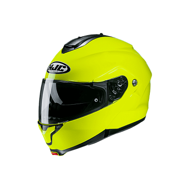 Мотошлем HJC C91 FLUORESCENT зеленый - магазин Motostyles