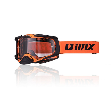 Мотоочки IMX DUST Graphic оранжевый/черный/матовый - магазин Motostyles