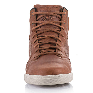 Мотоботы Alpinestars J-Cult DRYSTAR коричневый - магазин Motostyles