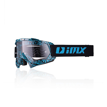 Мотоочки IMX MUD Graphic синий черный - магазин Motostyles