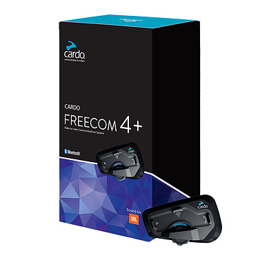 CARDO Мотогарнитура FREECOM 4+ JBL SINGLE - магазин Motostyles