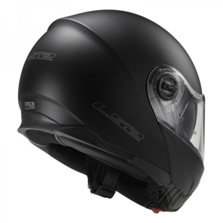 Мотошлем LS2 FF325 Strobe Snow матовый черный